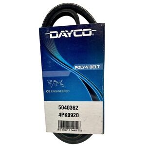 Dayco‎ Poly Rib 5040362 4PK0920 Serpentine Belt Made In USA